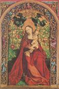 Martin Schongauer Madonna at the Rose Bush oil on canvas